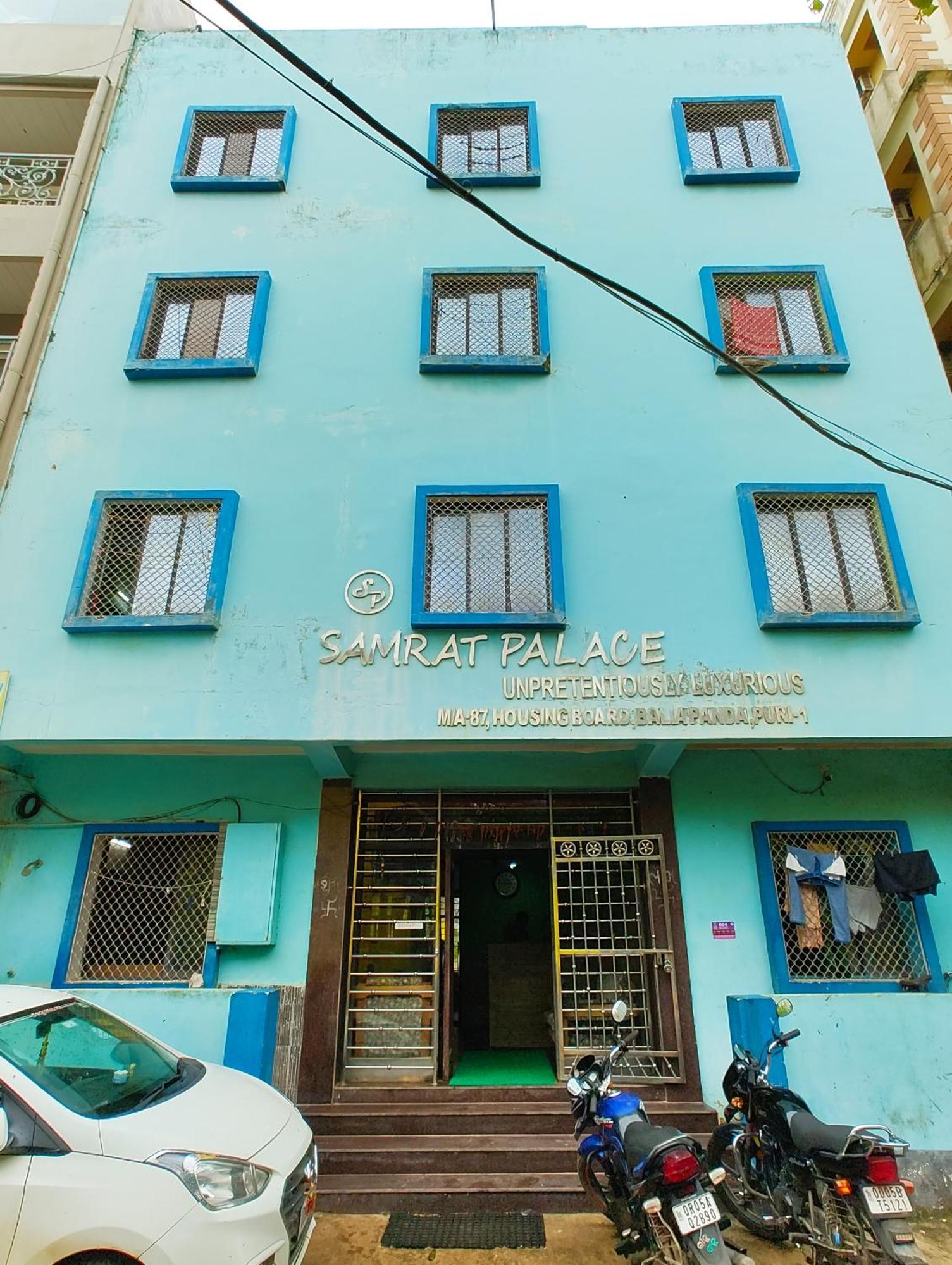 Goroomgo Samrat Palace Puri Near Sea Beach With Parking Facilities - Restaurant Available - Couple Friendly Eksteriør bilde